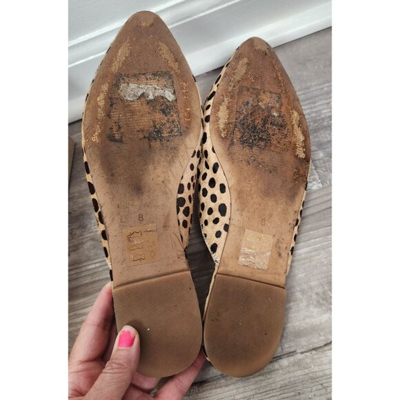 Madewell Women's Sz. 8 Remi Mule In Dotted Calf Hair - Picture 7 of 9